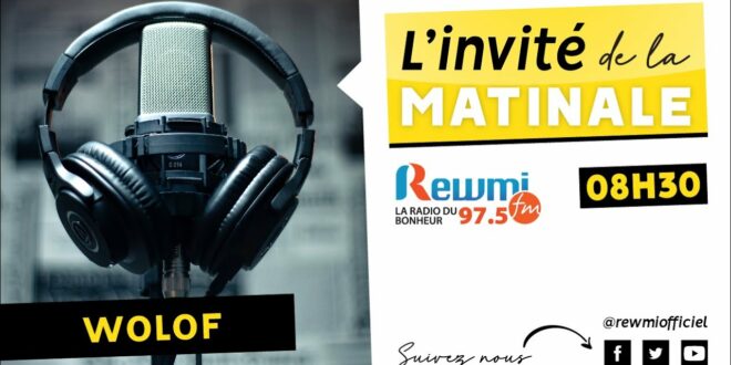 Invite de la Matinale ! Avec Djibril DIOP 04 Octobre 2023 Wlf…