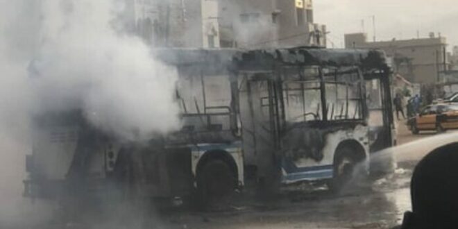 Bus Incendié: Les chauffeurs de bus en état d’alerte, Les populations se disent inquiètes