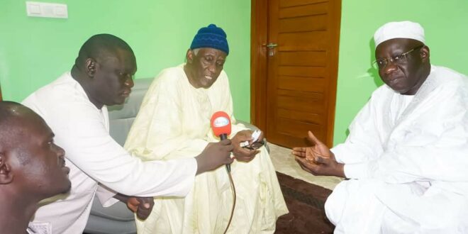 Ziar en prélude du GAMOU: Le président Mbagnick Diop reçoit les prières et la bénédiction de Tivaouane