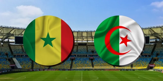 senegal algerie match affiche