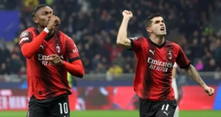 Milan revient dans la course en battant le PSG