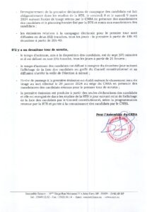 Communiqu eacute relatif agrave la diffusion du temps d 039 antenne des candidats agrave l 039 eacute lection pr eacute sidentielle du 24 mars 2024 page 0002