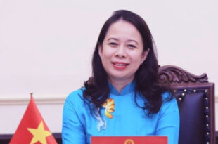 La présidente par intérim de la République du Vietnam, Vo Thi Anh Xuân