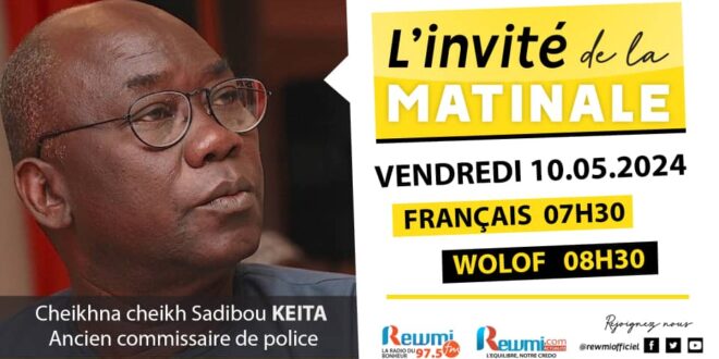 Invite de la Matinale ! Avec Cheikhna cheikh Sadibou KEITA 10 Mai 2024 Fr