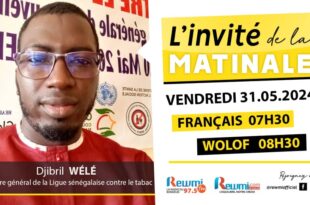 Invite de la Matinale ! Avec Djibril Wélé SG LISTAB 31 Mai 2024