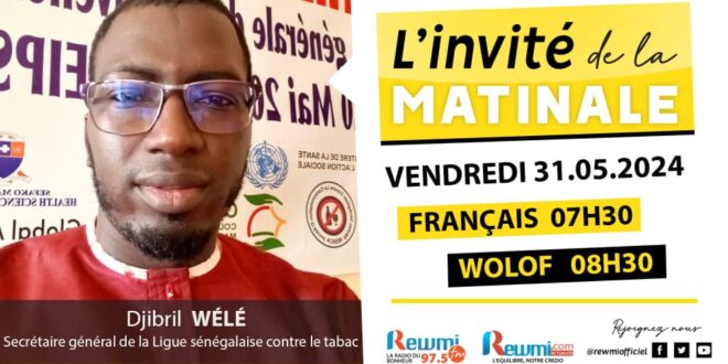 Invite de la Matinale ! Avec Djibril Wélé SG LISTAB 31 Mai 2024