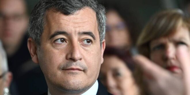 Le ministre de lInterieur Gerald Darmanin le 12 fevrier 2024 a Rennes