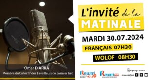 Invite de la Matinale ! Avec Omar DIARRA 30 Juillet 2024 Wlf