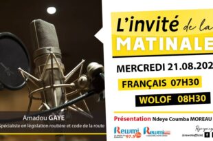 Invite de la Matinale ! Avec Amadou GAYE Juriste 21 Aout 2024 Fr