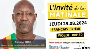 Invite de la Matinale ! Avec Alassane CISSE 29 Aout 2024 Fr