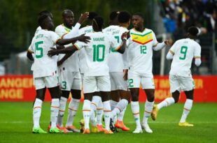 Polemique au Senegal Les Lions de la Teranga sentrainent avec lequipement dun rival thumbnail