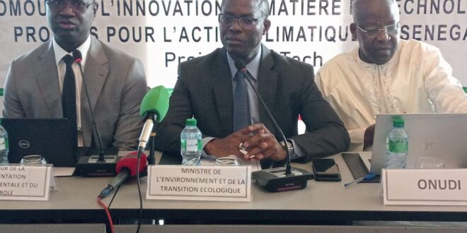 Technologies Propres pour l'action climatique: Un projet de plus d’un milliard F Cfa mis en place pour 5 ans