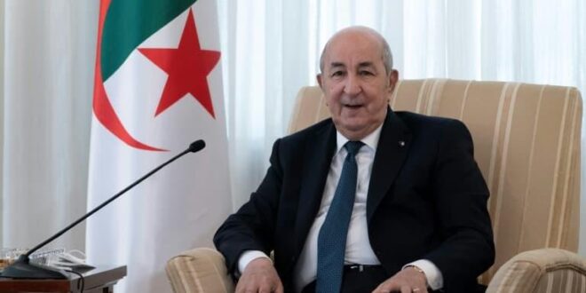 le president algerien abdelmadjid tebboune le 30 mars 2022 a alger 1447689