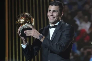 A 28 ans Rodri remporte le Ballon dOr PHOTO Michel Euler AP