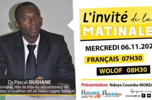 Invite de la Matinale ! Avec Dr. Pascal OUDIANE 06 Novembre 2024 Fr