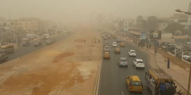 Taux de Poussière élevé: Rapport sur l'augmentation du taux de poussière à Dakar