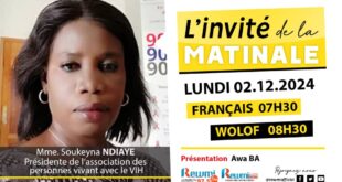 Invite de la Matinale ! Avec Mme. Soukeyna NDIAYE 02 Décembre 2024