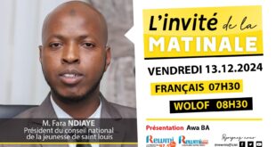 Invite de la Matinale ! Avec M. Fara NDIAYE 13 Décembre 2024