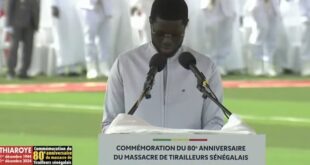 80éme Anniversaire du "MASSACRE DE THIAROYE":  Bassirou Diomaye Faye ressuscite la mémoire des tirailleurs sénégalais