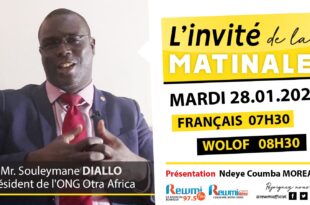 Invite de la Matinale ! Avec Mr. Souleymane DIALLO 28 Janvier 2025 Fr