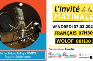 Invite de la Matinale ! Avec Mme. Ndeye Ndiaya NDOYE 07 Février 2025