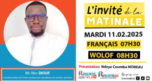 Invite de la Matinale ! Avec Mr. Mor DIOUF 11 Février 2025