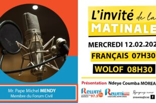 Invite de la Matinale ! Avec Mr. Pape Michel MENDY 12 Février 2025