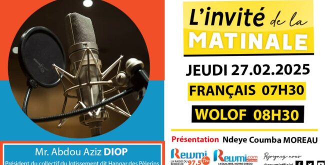 Invite de la Matinale ! Avec Mr. Abdou Aziz-DIOP 27 Février 2025