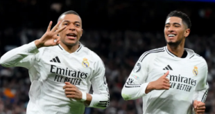 Ligue des champions : Le Real Madrid terrasse Manchester City, avec un triplé de Kylian Mbappé