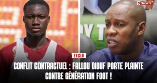 Conflit Serigne Fallou Diouf et Generation Foot 1