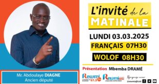 Invite de la Matinale ! Avec Mr. Abdoulaye DIAGNE 03 Mars 2025