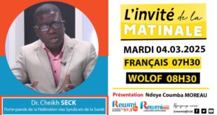 Invite de la Matinale ! Avec Dr. Cheikh SECK 04 Mars 2025 Fr